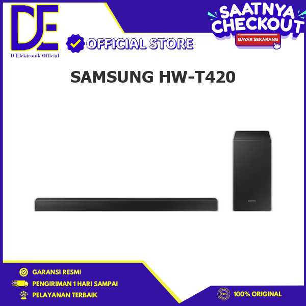 PROMO SOUNDBAR SAMSUNG HW-T420 HWT420 DOLBY AUDIO 2.1CH 150W HW-K350