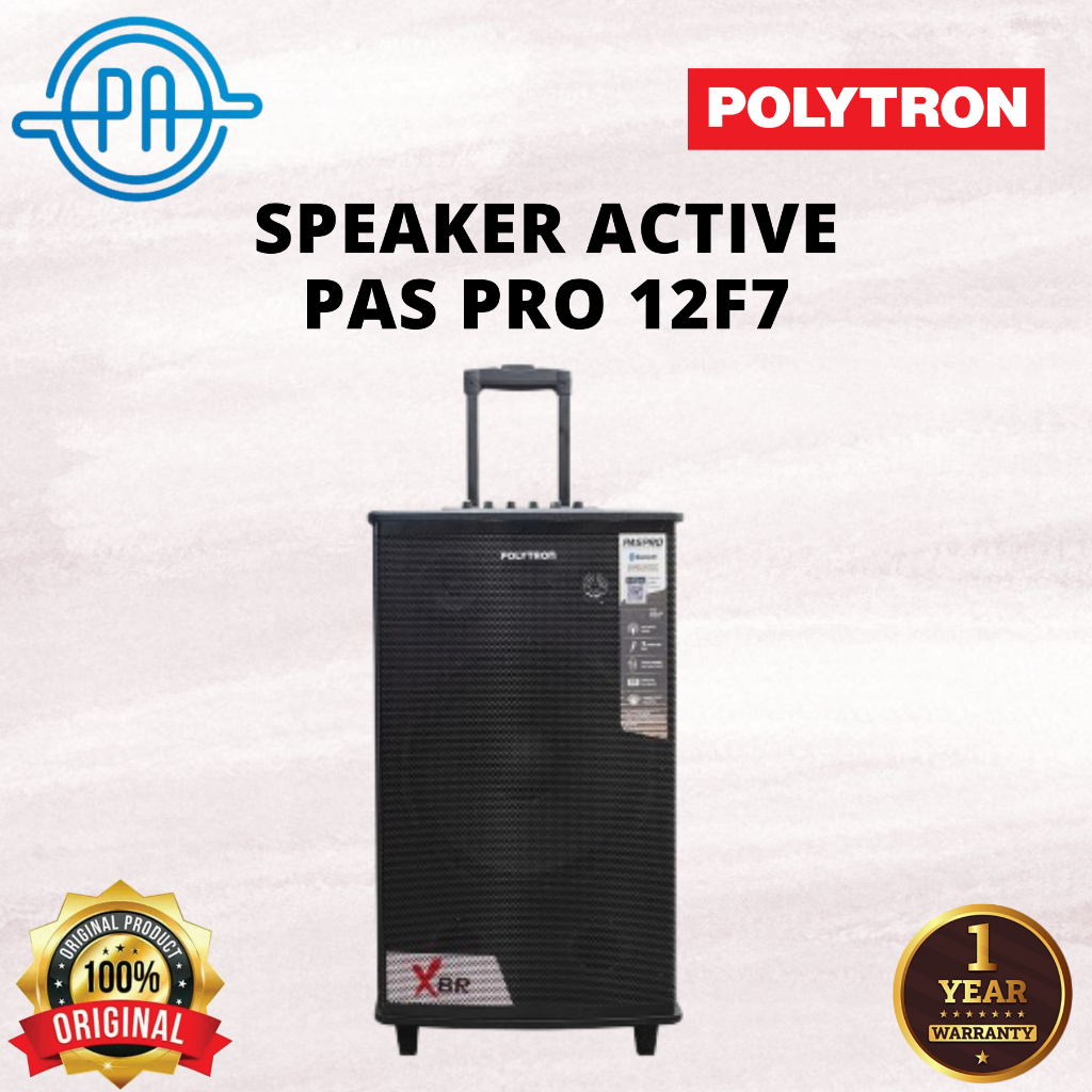 Speaker Active Polytron PAS PRO 12F7 / PASPRO12F7 / 12 inch PAS PRO12F7