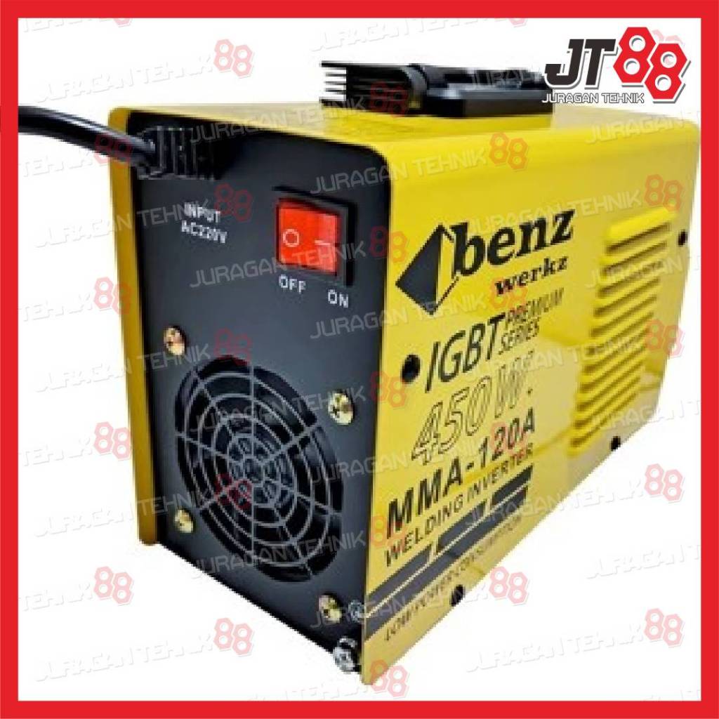 BZ8914 BENZ 450 Watt Mesin Las Listrik MMA Inverter Travo Trafo IGBT Inverter Welding Premium Series