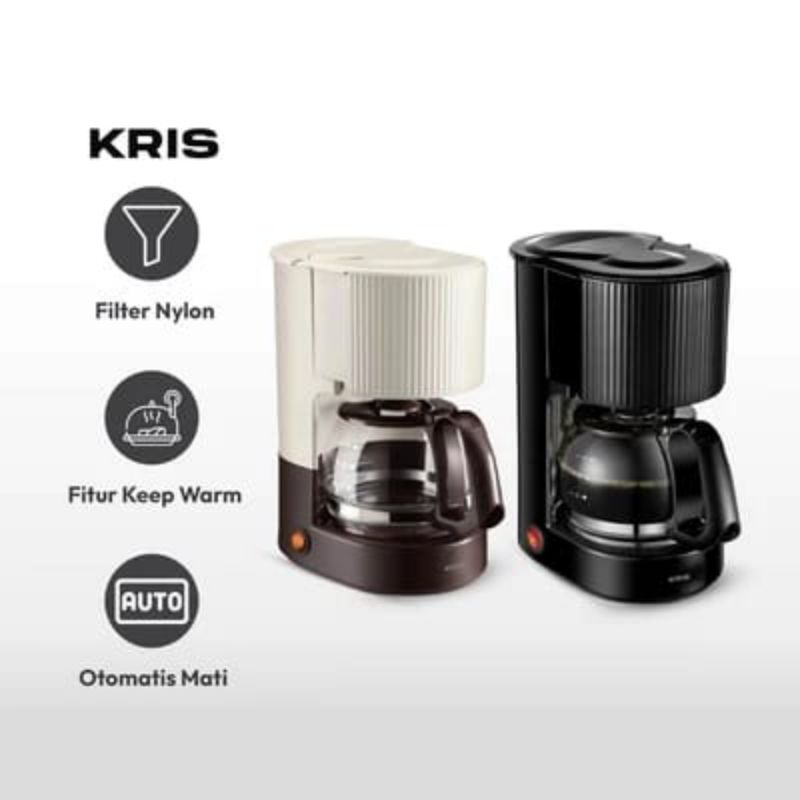Kris 650 Ml Coffee Drip Maker - Hitam