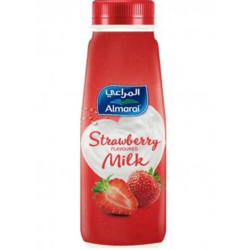 

ready Almarai strawberry milk 360ml