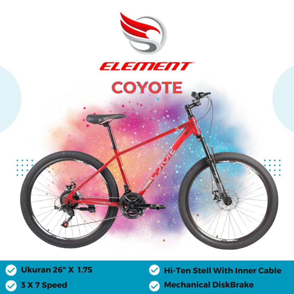 SEPEDA GUNUNG 20, 24, 26 INCH  MTB VELION SUMAX 65 ELEMENT ATLANTIS FIXIE POLYGON