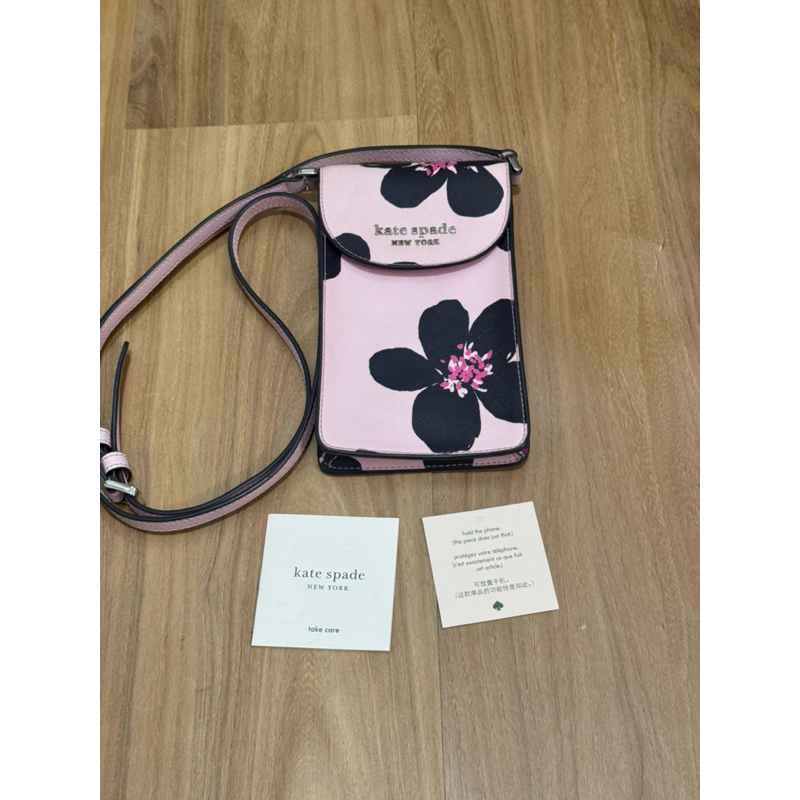 Preloved Tas Kate Spade Cameron Grand Flora Phone Crossbody Bag