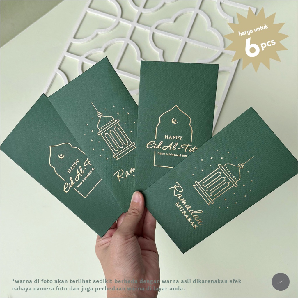 

6pcs Amplop Lebaran Amplop THR Amplop Idul Fitri