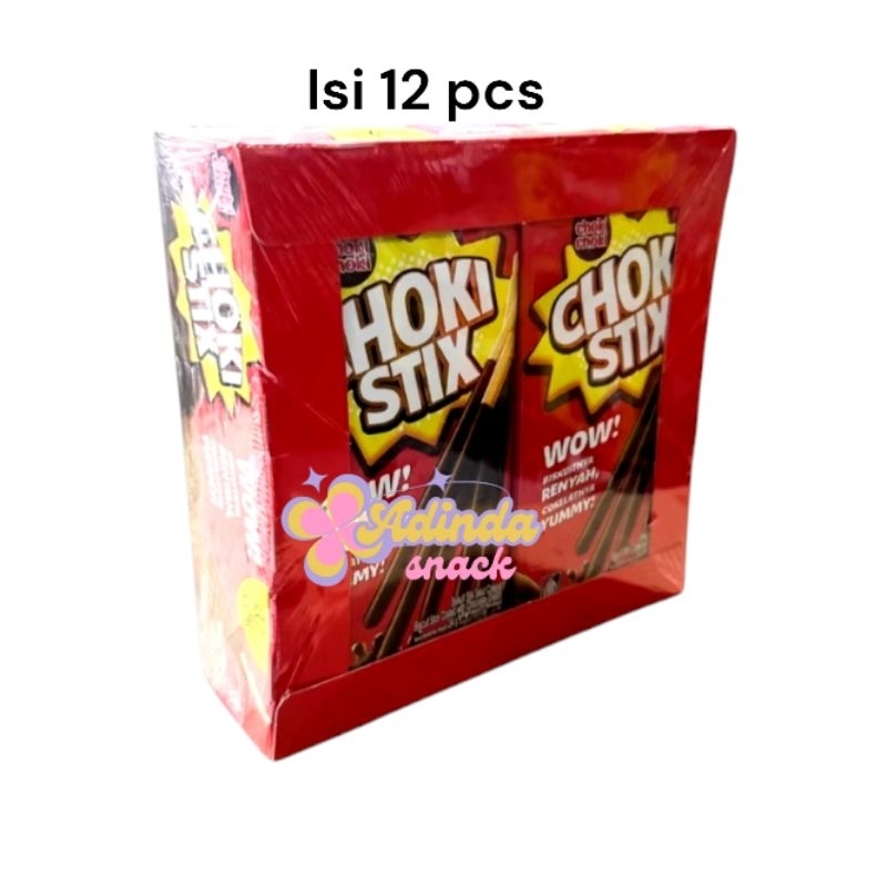 

choki stik lapis coklat isi 12 pcs