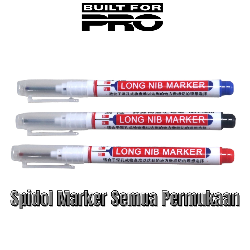 

Spidol Serbaguna Long NIB Marker Penanda Semua Permukaan Kepala Panjang