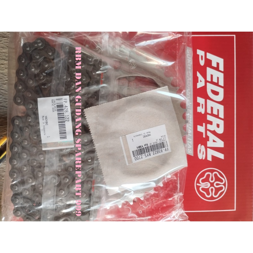 GEAR SET GIR SET YAMAHA VIXION NEW ORIGINAL FEDERAL NVA