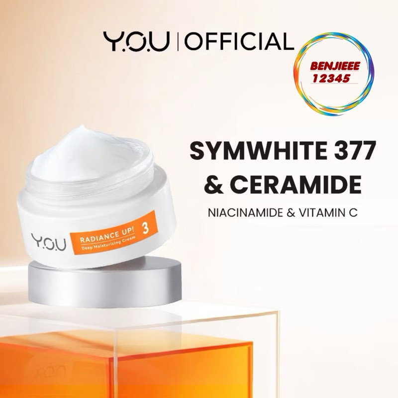 (Moisturizer) YOU Symwhite 377 Radiance Up Skin Barrier moisturizer and brightening cream with ceram
