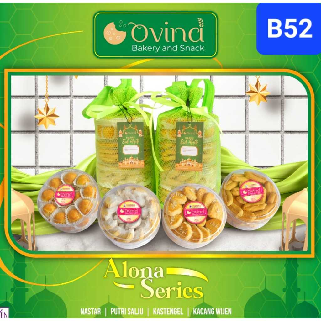 

OVINA ALONA SERIES KUE KERING HAMPERS LEBARAN