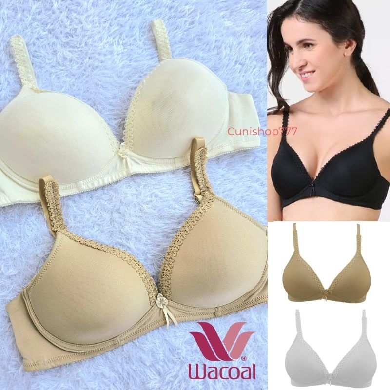 BRA WACOAL BASIC COLLECTION FULL CUP TANPA KAWAT BUSA NORMAL ib 5623 k33 BH WANITA NO WiRE WIRELESS 