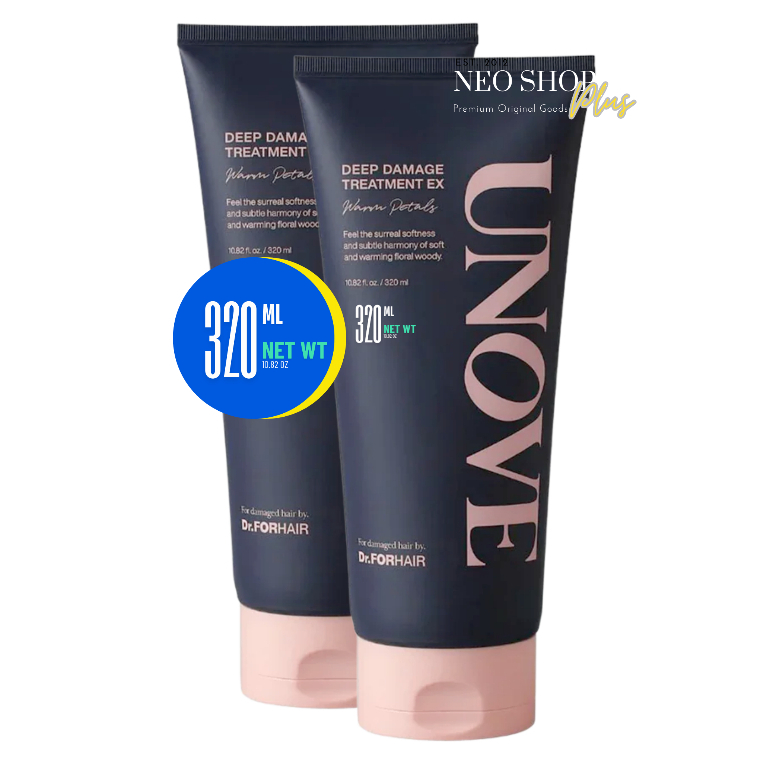 (PASTI ORI) Dr. Forhair UNOVE deep damage treatment EX 320 ml perawatan rambut rusak