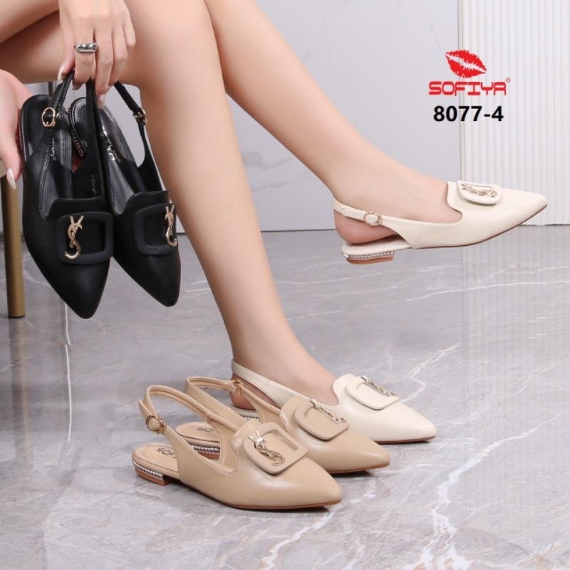 SEPATU MULES TALI WANITA SOFIYA IMPORT TERBARU 8077-4