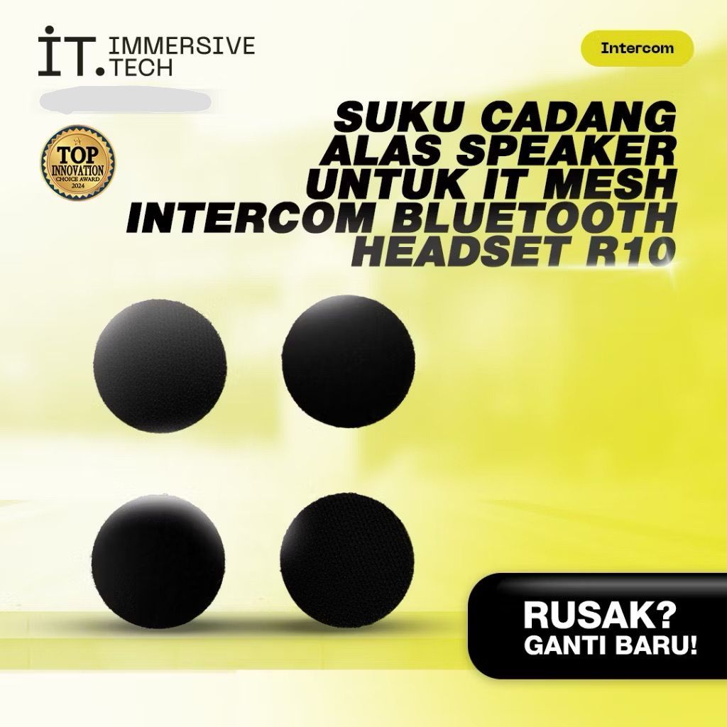 FOAM SPEAKER IT PART SPEAKER PAD INTERCOM IT R10 FOAM HEADSET BUSA SPEAKER BUSA HEADSET INTERCOM IT