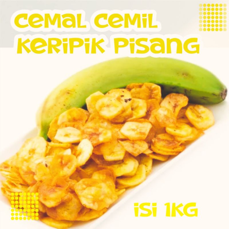 

Keripik Pisang Abu Gurih Asin dan Renyah cemilan snack 500gr