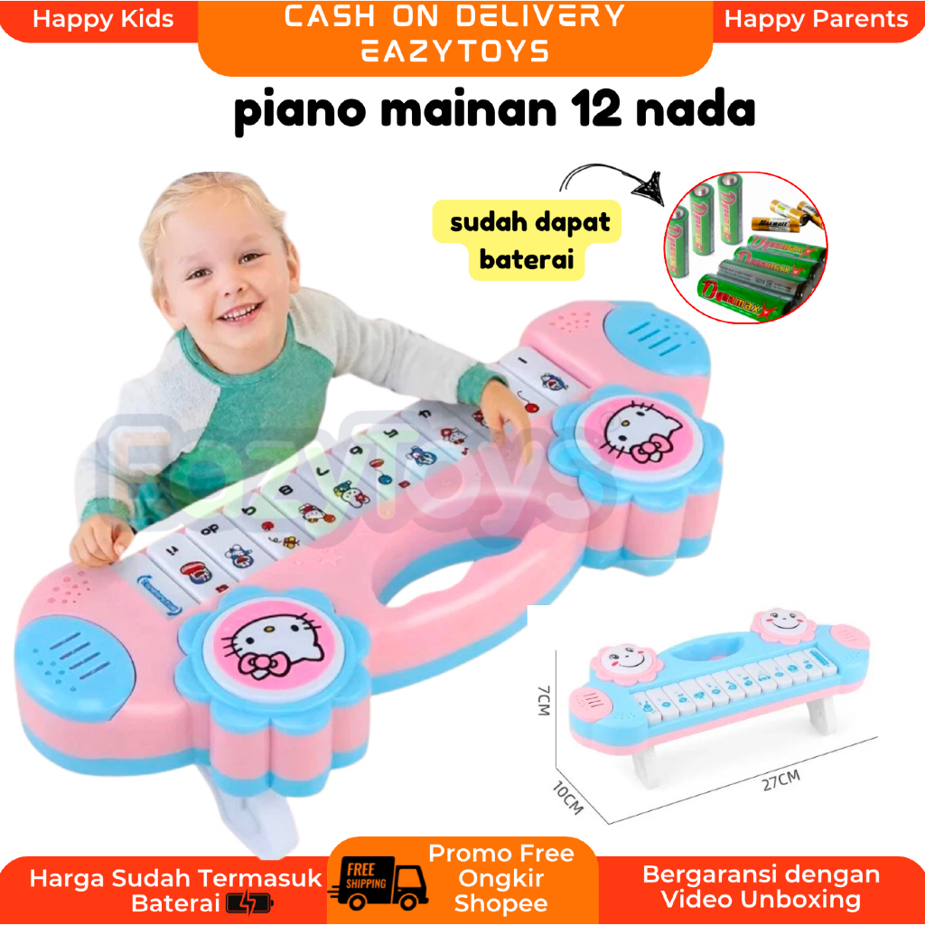 Mainan Piano Anak Kecil 12 Nada Mainan Alat Musik