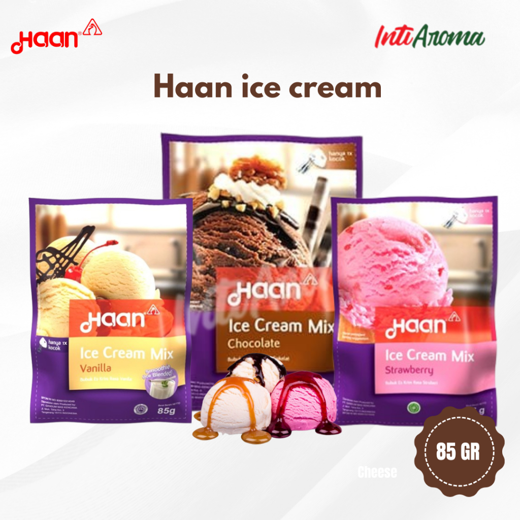 

Haan ice cream mix kemasan 85gr