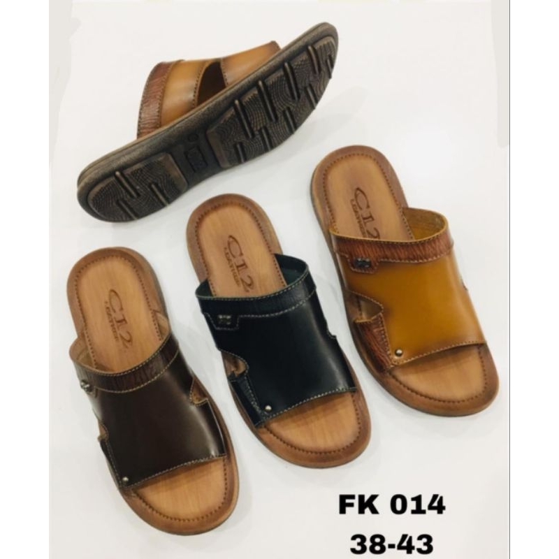 SANDAL KULIT PRIA C12 FK 014 38-43