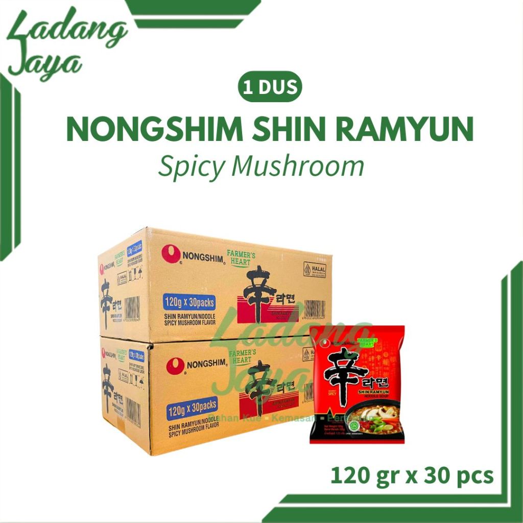 

Nongshim Shin Ramyun Spicy Mushroom 1 Dus isi 30 pcs