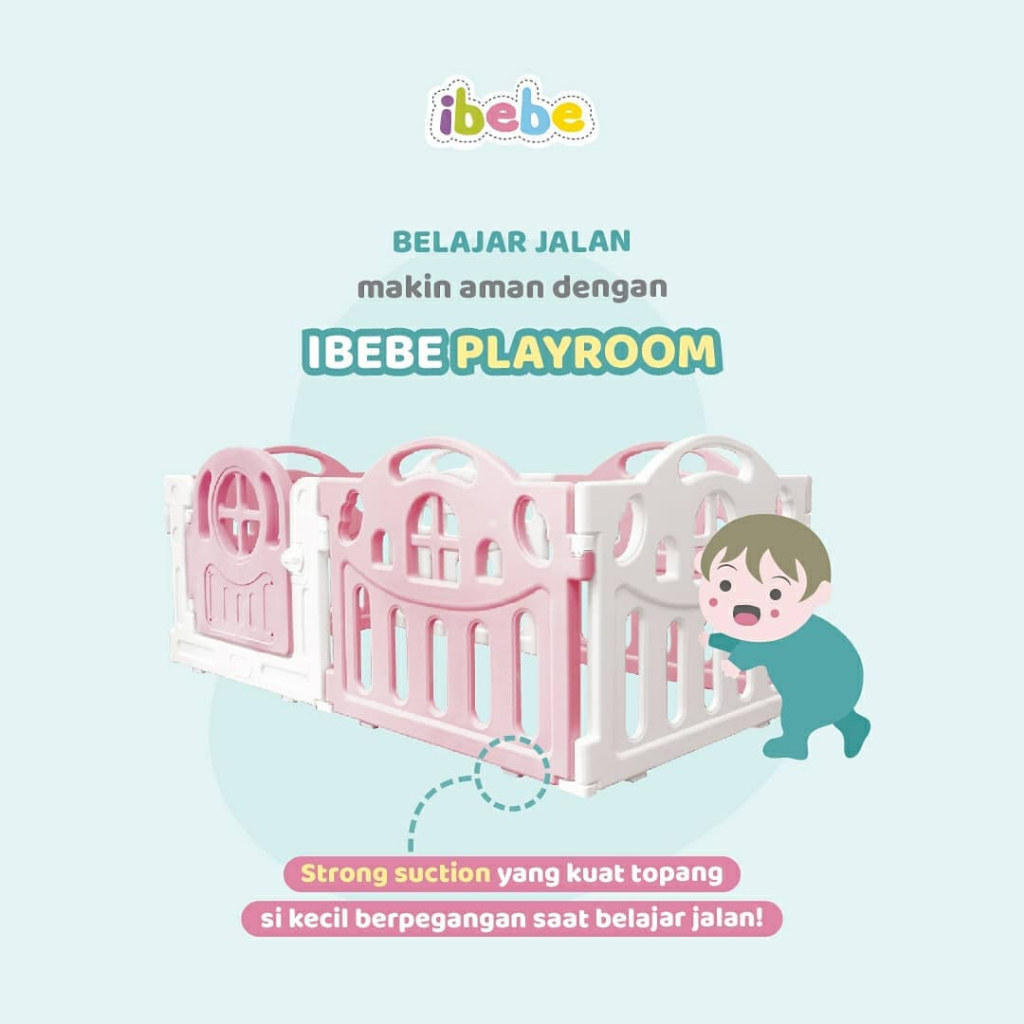 (JUAL RUGI) ibebe Forest Playfence Pagar Mainan Anak 5+1