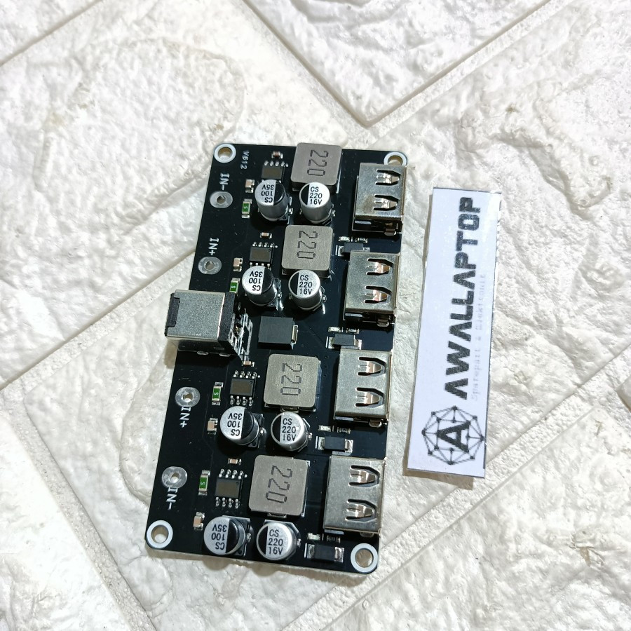 Ciasaatcisarua Modul Charge 2 3 4 Usb Hitam Modul Charger Qc 3.0 Quick Charger Usb