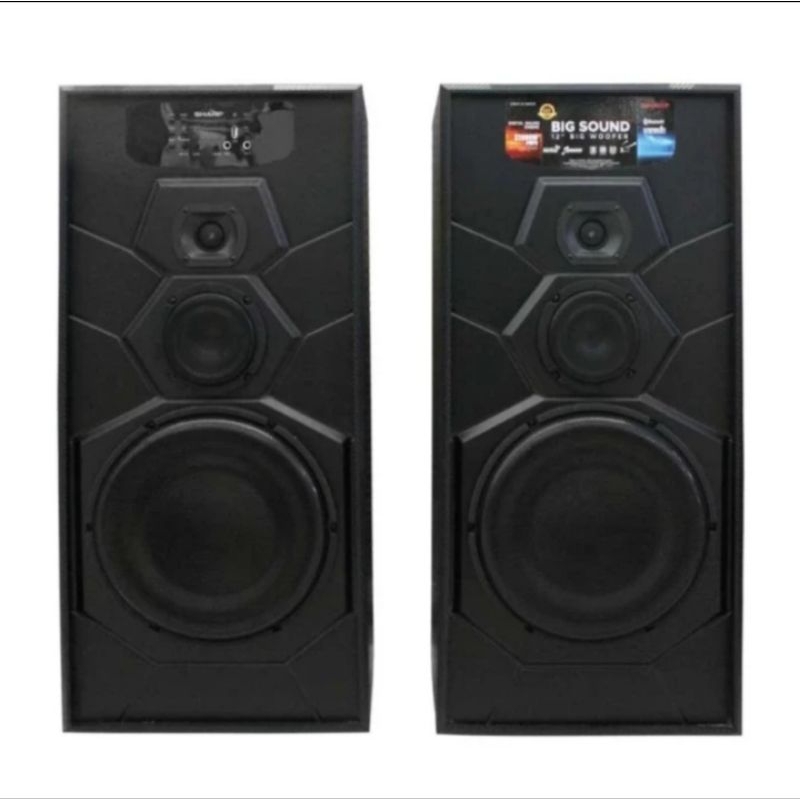 Speaker Aktif Sharp CBOX-D1280CB | CBOXD1280CB D 1280 CB 12"