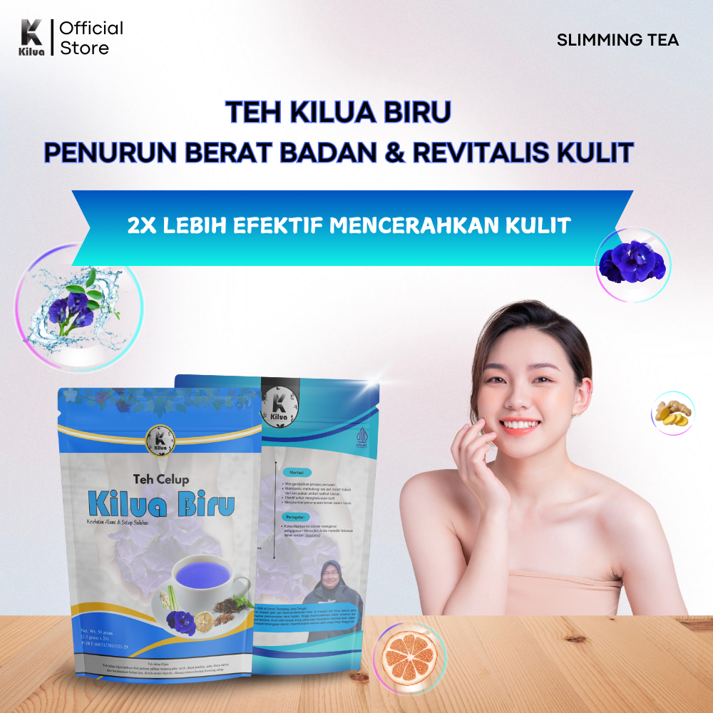 

KILUA - Teh Biru revitalisasi kulit Detox Slimming Mengatasi Jerawat dan Penuaan