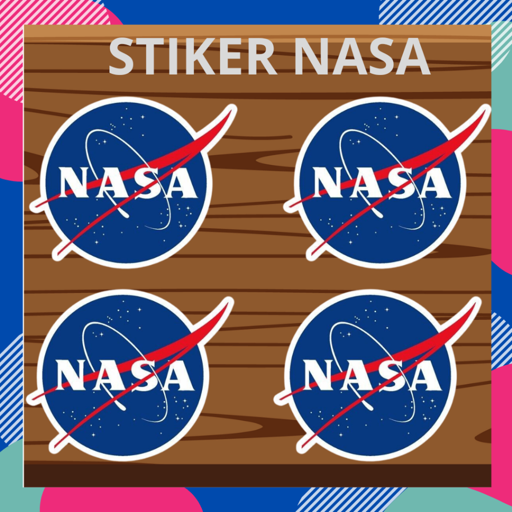 

Stiker Tempel Logo NASA Lembaga Astronomi Nasa Angkasa