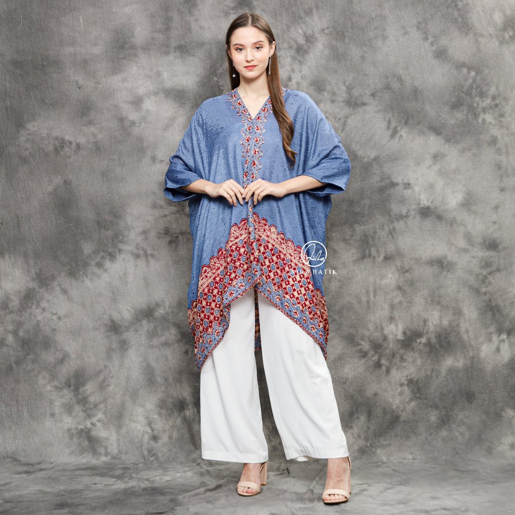AIRA BATIK_ Alisa Tunik Batik | Kaftan Batik | Kaftan Oversize | Kaftan Lebaran | Kaftan Raya | Tuni