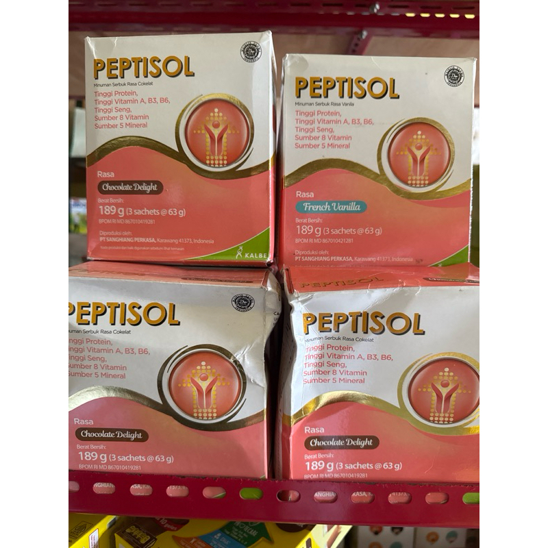

Peptisol Rasa Chocolate Delight French Vanila 189g