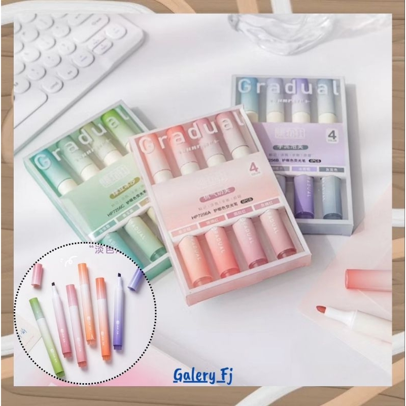 

STABILO AESTHETIC 1 IN 4 / HIGHLIGHTER WARNA PASTEL / STABILO PASTEL 1 SET ISI 6 PCS
