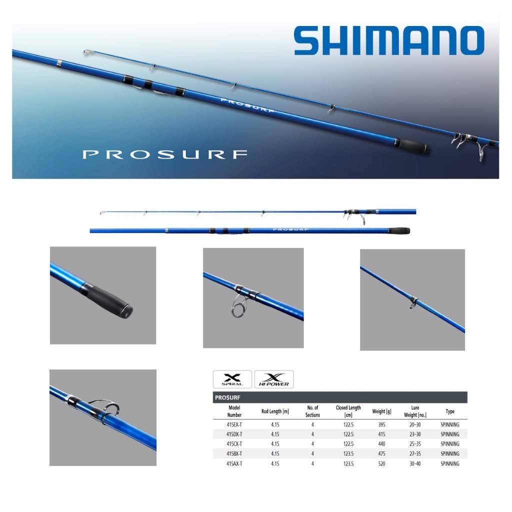Shimano ProSurf Telescopic Surf Rod Joran Pancing Pasiran Pantai Rockfishing