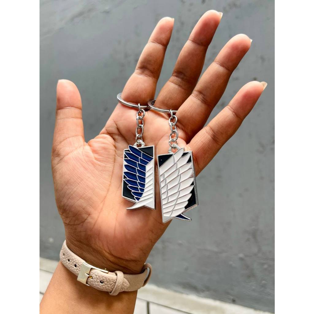 Kalung Couple SNK Logo Necklace Pasangan AOT Attack on Titan Shingeki No Kyojin