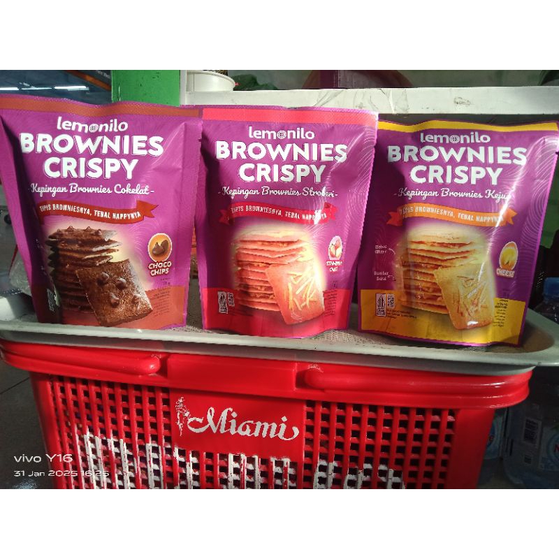 

lemonilo Brownies Crispy 35gr paket isi 3