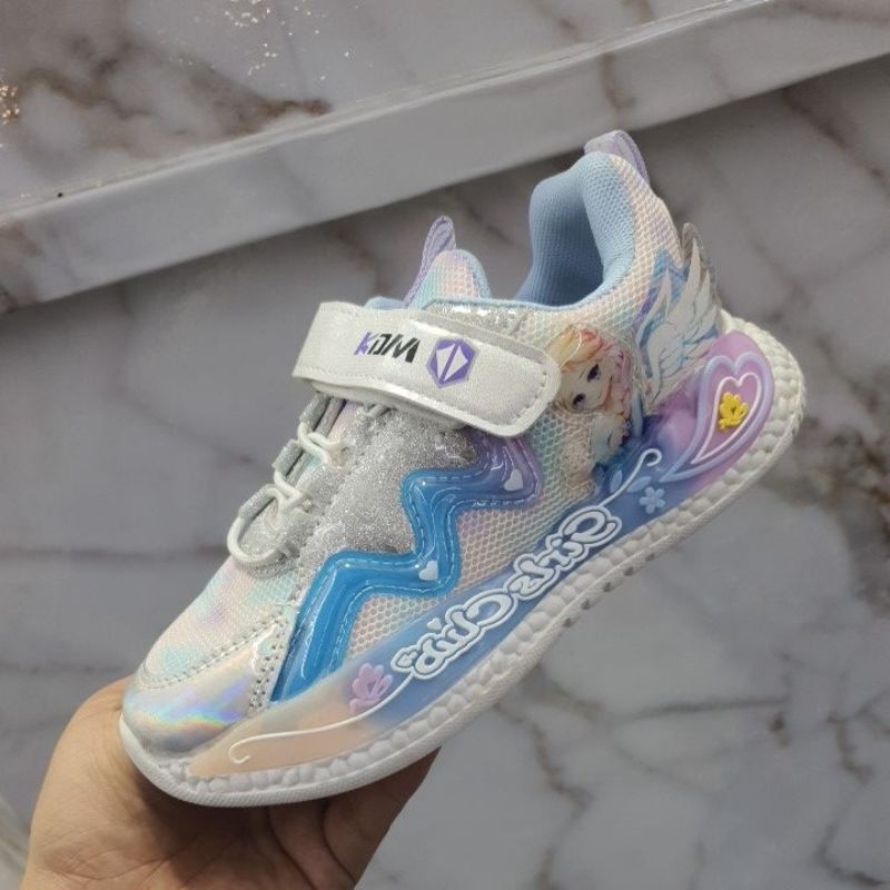 SEPATU IMPORT KDM ANAK PEREMPUAN LED KETZ LAMPU