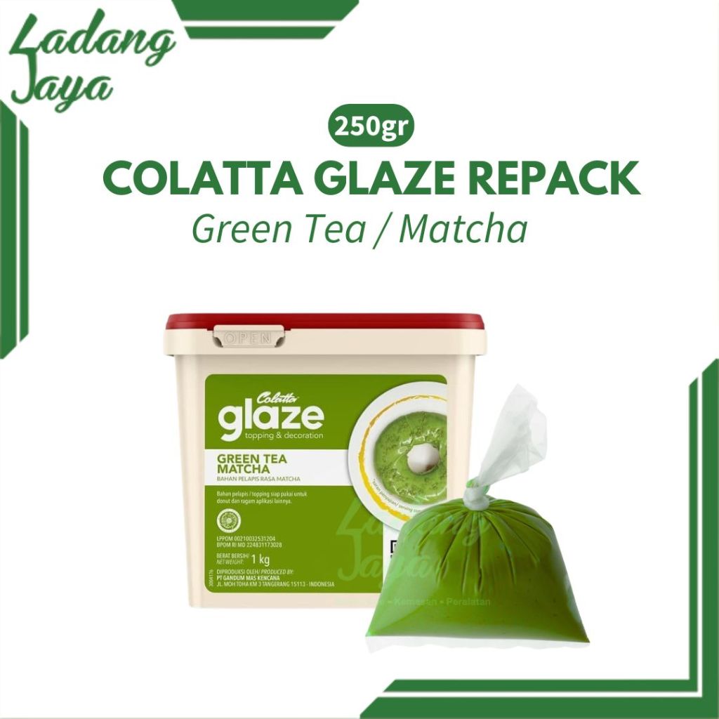

Colatta Glaze Matcha/Green Tea Repack 250 gr