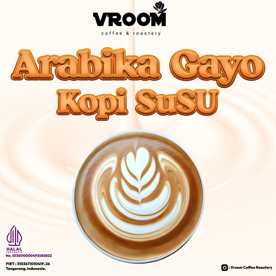 

Coffee Arabica Gayo Kopi Susu Roasted Bean Arabika Biji Matang Bubuk 200gram