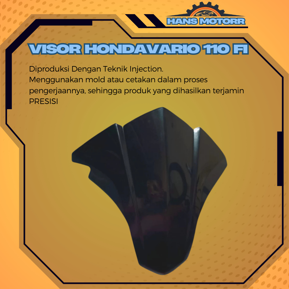 Visor Vario 110 FI Visor vario 110 Injeksi Visor Vario 110 Esp Visor Vario 110 fi Led Visor Hitam Zo