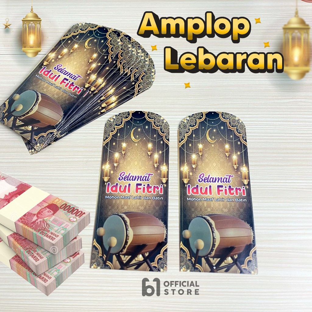 

ISI 100 LEMBAR - AMPLOP THR IDUL FITRI AMPLOP THR RAMADHAN IDUL FITRI 2025 ANGPOU HARI RAYA