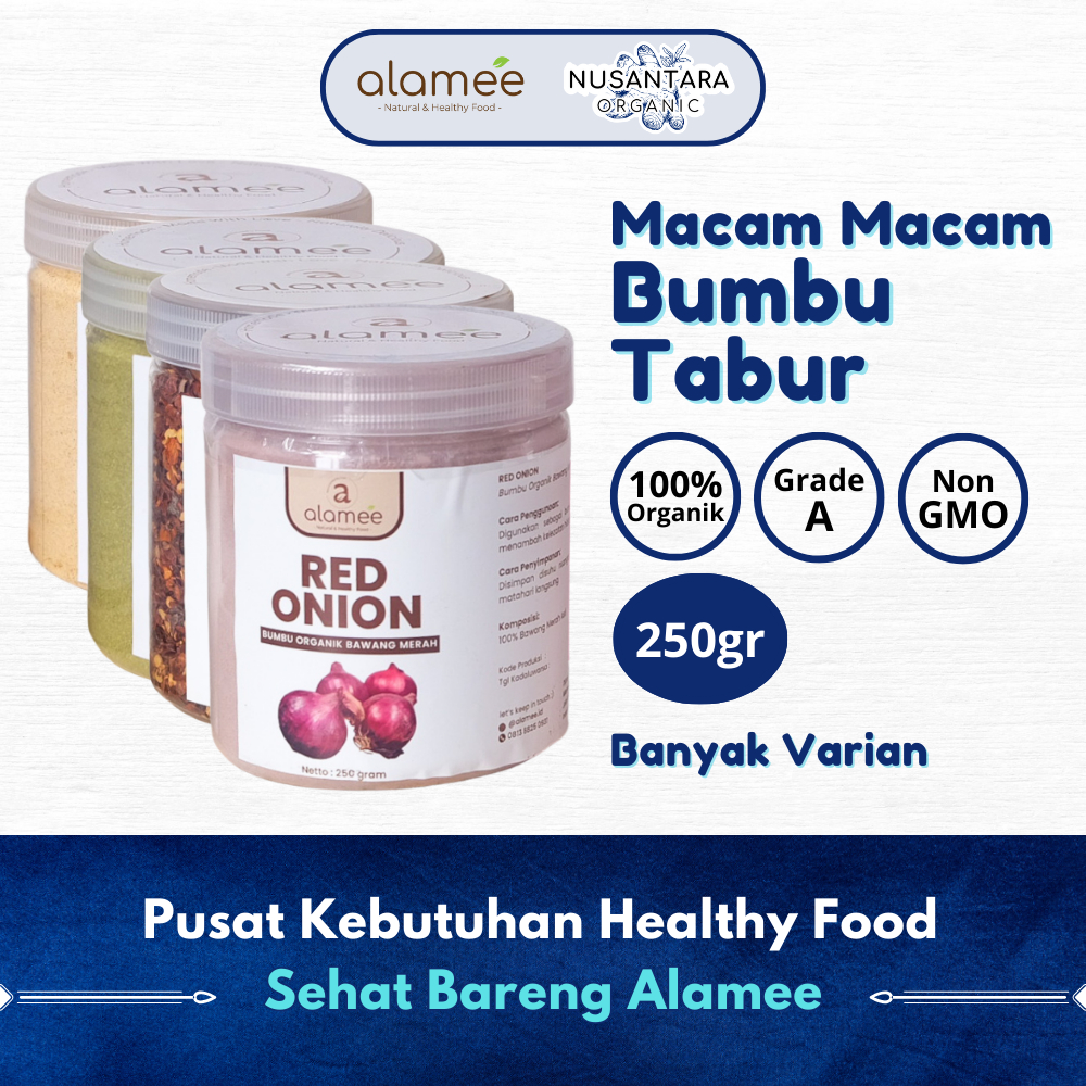 

ALAMEE 500gr Macam Macam Bumbu Dapur Bubuk Lada Hitam Kunyit Jahe Bawang Merah Bombay Cabe Chili