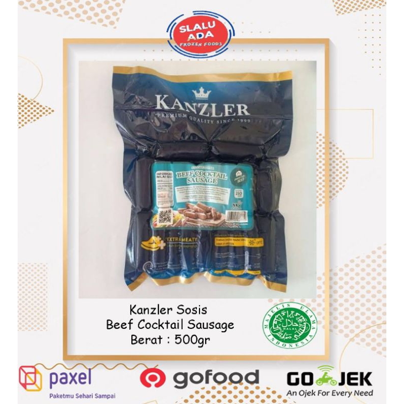 

Sosis Kanzler Beef Cocktail 500gr Sosis Olahan Sapi