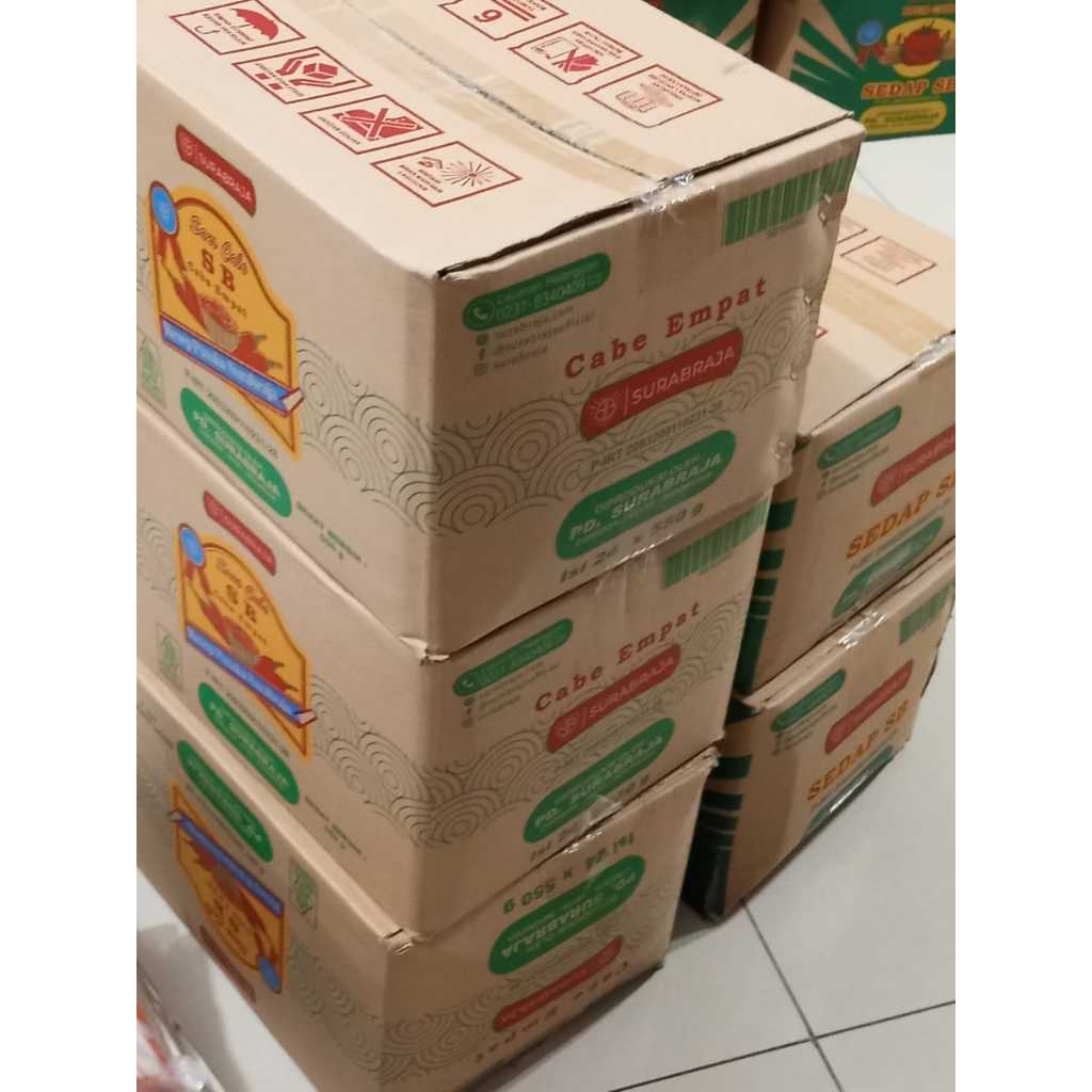 

Saos Sambal SB 4 Cabe Bantalan Per Dus isi 24 pcs