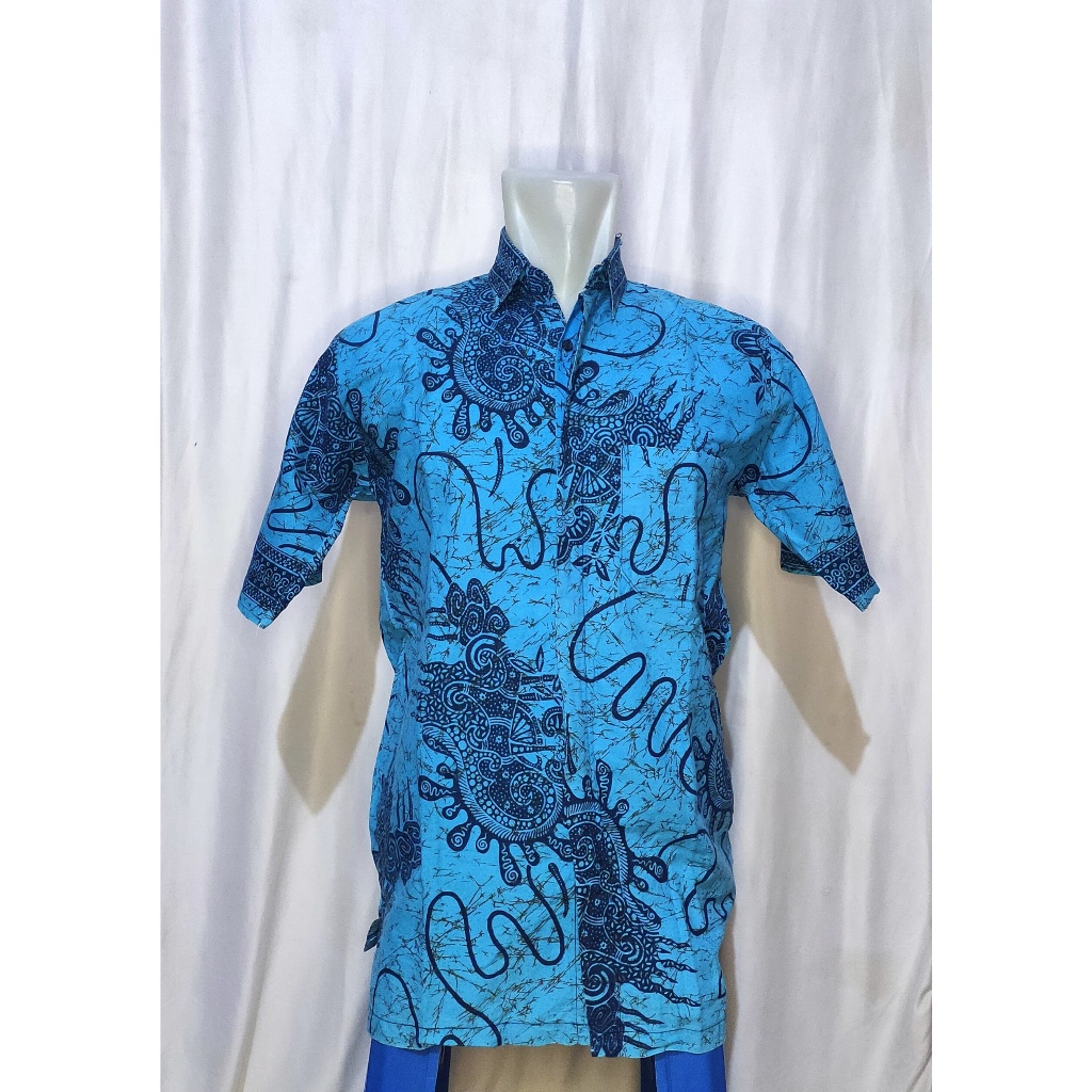 Kemeja Lengan Pendek Batik Trusmi Cirebon Pria