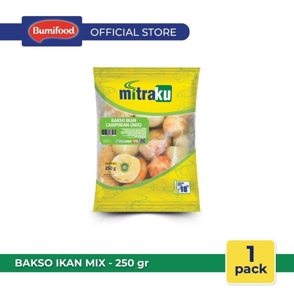 

MITRAKU 250 GRAM BAKSO IKAN MIX