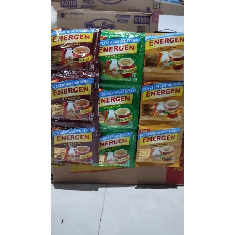 

Energen minuman sereal sachet 1 renteng