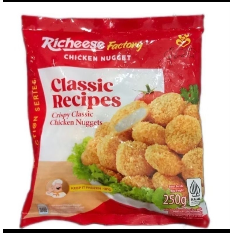 

Nugget richeese clasic recipes 250grm