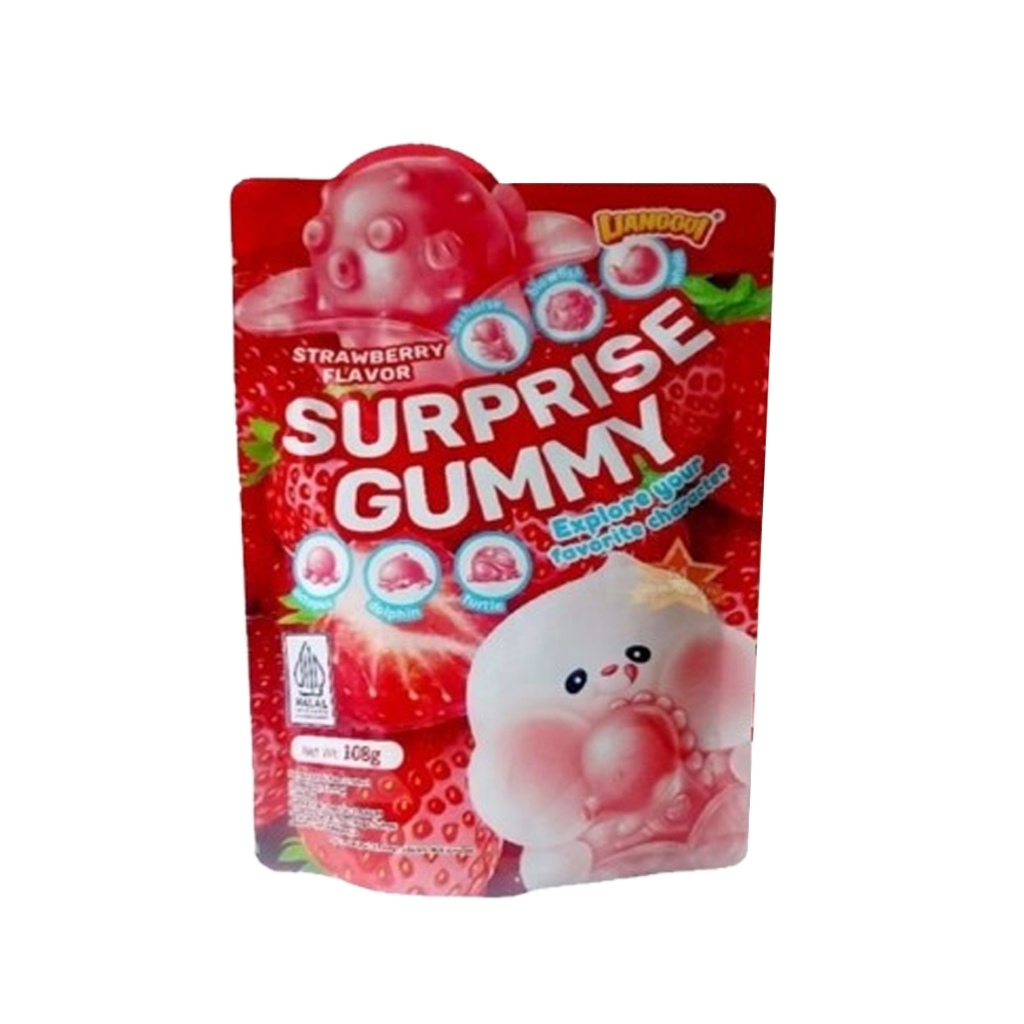 

LIANGGUI SURPRISED GUMMY STROBERRY 108GR