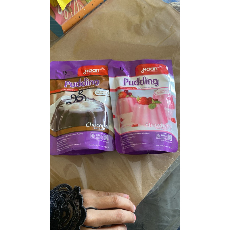 

puding haan Stroberi / Mangga