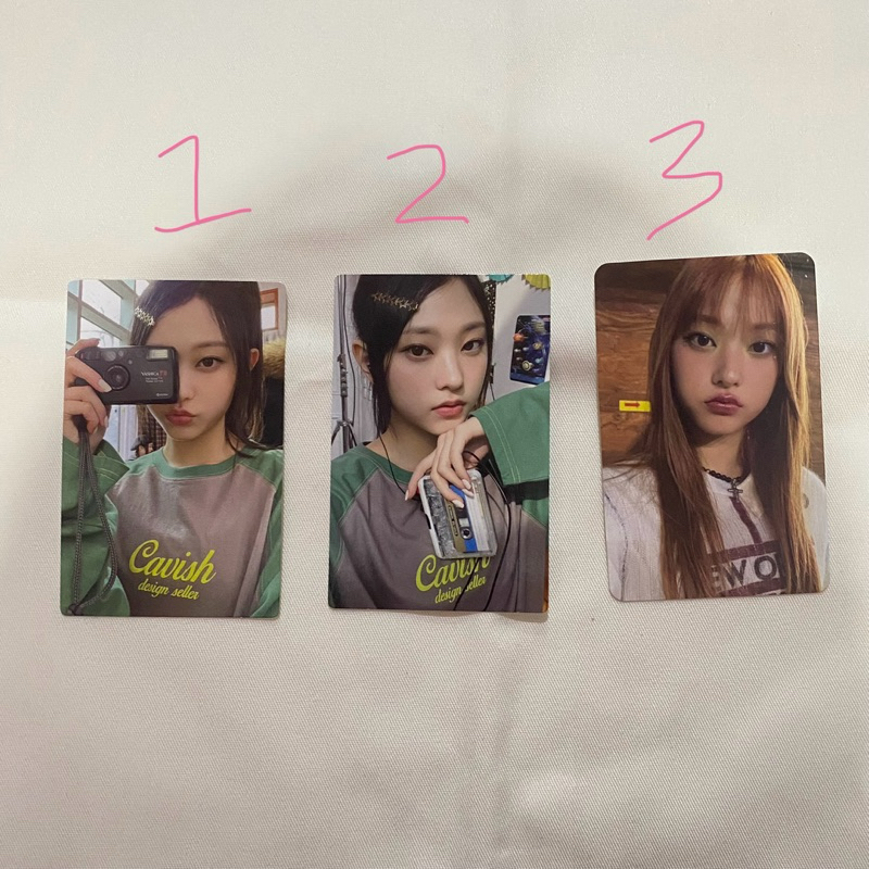 photocard pc newjeans haerin