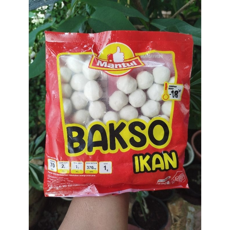 

Mantul Bakso Ikan (isi 40pcs) Kemasan 500gram