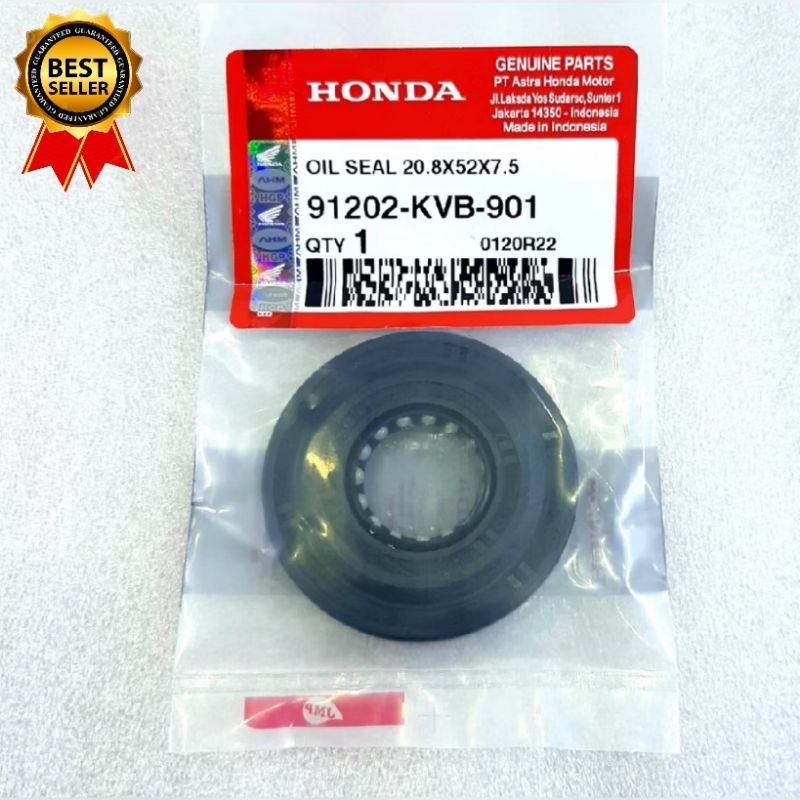 SEAL KRUK AS HONDA BEAT KARBU / BEAT FI /VARIO KARBU ORIGINAL AHM 91202KVB901